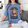 Book Lover Hedgehog Reading Books Introvert Bookworm Women's Comfort Colors T-Shirt Chalky Mint
