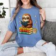 Book Lover Sloth Reading Bookish Library Read Books Be Kind Women's Comfort Colors T-Shirt Chalky Mint Book Lover Sloth Reading Bookish Library Read Books Be Kind Women's Comfort Colors T-Shirt Chalky Mint