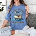 Books Helping Introvert Avoid Conversation Women's Comfort Colors T-Shirt Chalky Mint Books Helping Introvert Avoid Conversation Women's Comfort Colors T-Shirt Chalky Mint