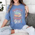 Buy Me Books And Call Me A Good Girl Women's Comfort Colors T-Shirt Chalky Mint