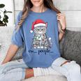 Cat Ew People Adult Humor Introvert Anti-Social Women's Comfort Colors T-Shirt Chalky Mint