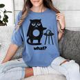 Cat What Humor Introvert Anti-Social Women's Comfort Colors T-Shirt Chalky Mint Cat What Humor Introvert Anti-Social Women's Comfort Colors T-Shirt Chalky Mint