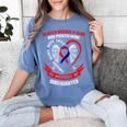 CHD Heart Disease Awareness Shirts In Memory Of Goddaughter Women's Comfort Colors T-Shirt Chalky Mint