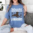 Chocolate Lab Dog Introvert Chocolate Labrador Retriever Women's Comfort Colors T-Shirt Chalky Mint Chocolate Lab Dog Introvert Chocolate Labrador Retriever Women's Comfort Colors T-Shirt Chalky Mint