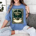 A Christmas Carol Book Cover By Charles Dickens Women's Comfort Colors T-Shirt Chalky Mint A Christmas Carol Book Cover By Charles Dickens Women's Comfort Colors T-Shirt Chalky Mint