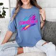 Cowabunga Retro 80s 90s Nostalgia Slang Neon Grunge Art Women's Comfort Colors T-Shirt Chalky Mint