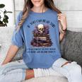 Dark Romance Merch I Put Down My Book Lover Spicy Skeleton Women's Comfort Colors T-Shirt Chalky Mint