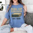 Dial Up Survivor Retro 90s Internet Nostalgia Women's Comfort Colors T-Shirt Chalky Mint