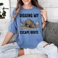 Digging My Escape Route Armadillo Introvert Humor Women's Comfort Colors T-Shirt Chalky Mint Digging My Escape Route Armadillo Introvert Humor Women's Comfort Colors T-Shirt Chalky Mint