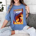 Disney Pixar The Incredibles Omnidroid Comic Book Cover Women's Comfort Colors T-Shirt Chalky Mint