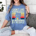 I Don't Like Morning People Introvert Introverted Antisocial Women's Comfort Colors T-Shirt Chalky Mint