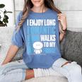 I Enjoy Long Romantic Walks To My Fridge Introvert Women's Comfort Colors T-Shirt Chalky Mint