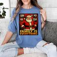 Family Christmas Retro Santa Holiday Nostalgia Vibes Women's Comfort Colors T-Shirt Chalky Mint Family Christmas Retro Santa Holiday Nostalgia Vibes Women's Comfort Colors T-Shirt Chalky Mint