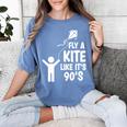 Fly a Kite Like It's 90's Throwback Hobby Memory Kite Women's Comfort Colors T-Shirt Chalky Mint
