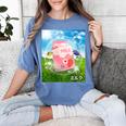 Frutiger Aero Aesthetic Tech Kawaii Strawberry Milk Fishes Women's Comfort Colors T-Shirt Chalky Mint Frutiger Aero Aesthetic Tech Kawaii Strawberry Milk Fishes Women's Comfort Colors T-Shirt Chalky Mint