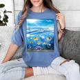 Frutiger Aero Aesthetic Tech Ocean Underwater Fishes Women's Comfort Colors T-Shirt Chalky Mint Frutiger Aero Aesthetic Tech Ocean Underwater Fishes Women's Comfort Colors T-Shirt Chalky Mint