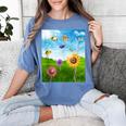 Frutiger Aero Aesthetic Tech Scenery Fishes Sunflower Women's Comfort Colors T-Shirt Chalky Mint Frutiger Aero Aesthetic Tech Scenery Fishes Sunflower Women's Comfort Colors T-Shirt Chalky Mint