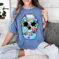 Frutiger Aero Aesthetic Tech Skull Computer Fishes Women's Comfort Colors T-Shirt Chalky Mint