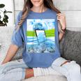 Frutiger Aero Aesthetic Tech Water Fishes Monitor Screen Raglan Baseball Tee Women's Comfort Colors T-Shirt Chalky Mint Frutiger Aero Aesthetic Tech Water Fishes Monitor Screen Raglan Baseball Tee Women's Comfort Colors T-Shirt Chalky Mint