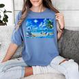Frutiger Aero Beach Y2k Aesthetic Palm Tree Sand Ocean Premium Women's Comfort Colors T-Shirt Chalky Mint Frutiger Aero Beach Y2k Aesthetic Palm Tree Sand Ocean Premium Women's Comfort Colors T-Shirt Chalky Mint