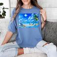 Frutiger Aero Beach Y2k Aesthetic Palm Tree Sand Ocean Women's Comfort Colors T-Shirt Chalky Mint Frutiger Aero Beach Y2k Aesthetic Palm Tree Sand Ocean Women's Comfort Colors T-Shirt Chalky Mint