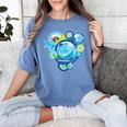 Frutiger Aero Metro Abstract Maximalism 2000s Nostalgia Premium Tri-Blend Women's Comfort Colors T-Shirt Chalky Mint