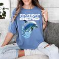 Frutiger Aero Splashy Dolphin Y2k Aesthetic Graphic Premium Women's Comfort Colors T-Shirt Chalky Mint