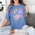 Frutiger Aero Y2K Chrome Phone Butterfly Women's Comfort Colors T-Shirt Chalky Mint