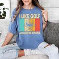 I Like Golf And Maybe 3 People Introvert Women's Comfort Colors T-Shirt Chalky Mint I Like Golf And Maybe 3 People Introvert Women's Comfort Colors T-Shirt Chalky Mint