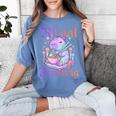 Goth Capybara Ramen Ritual Feasting Soft Introvert Art Women's Comfort Colors T-Shirt Chalky Mint
