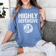 Highly Defensive Armadillo Shield Introvert Boundaries Women's Comfort Colors T-Shirt Chalky Mint Highly Defensive Armadillo Shield Introvert Boundaries Women's Comfort Colors T-Shirt Chalky Mint