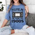 Over The Hill Please Be Patient I'm From The 1900s VHS Women's Comfort Colors T-Shirt Chalky Mint