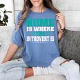 Home Is Where The Introvert Is Introvert Women's Comfort Colors T-Shirt Chalky Mint