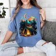 Id Rather Be Camping Great Outdoors Love Glamping Introvert Women's Comfort Colors T-Shirt Chalky Mint