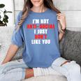 I'm Not Antisocial I Just Don't Like You Introvert Women's Comfort Colors T-Shirt Chalky Mint I'm Not Antisocial I Just Don't Like You Introvert Women's Comfort Colors T-Shirt Chalky Mint