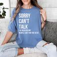 Introvert Can't Talk Reached People Limit For The Week Women's Comfort Colors T-Shirt Chalky Mint Introvert Can't Talk Reached People Limit For The Week Women's Comfort Colors T-Shirt Chalky Mint