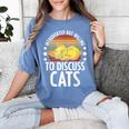 Introvert Cat Kitten Quote For Feline Whisperer Women's Comfort Colors T-Shirt Chalky Mint Introvert Cat Kitten Quote For Feline Whisperer Women's Comfort Colors T-Shirt Chalky Mint