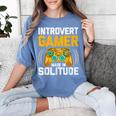 Introvert Gamer Video Games Anti Social Team Player Women's Comfort Colors T-Shirt Chalky Mint