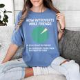 Introvert Introverted Person Awkward Introverts Dog Lover Women's Comfort Colors T-Shirt Chalky Mint