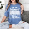 Im An Introvert Unless You Talk About Keyboards Player Women's Comfort Colors T-Shirt Chalky Mint