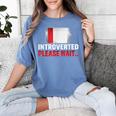 Introverted Please Wait Introvert Saying Sarcasm Women's Comfort Colors T-Shirt Chalky Mint