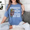 Introverted But Willing To Discuss 90s Rap Socially Awkward Women's Comfort Colors T-Shirt Chalky Mint Introverted But Willing To Discuss 90s Rap Socially Awkward Women's Comfort Colors T-Shirt Chalky Mint
