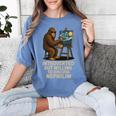 Introverted But Willing To Discuss Nephilim Women's Comfort Colors T-Shirt Chalky Mint