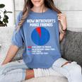 How Introverts Make Friends Sayings For Introverts Women's Comfort Colors T-Shirt Chalky Mint How Introverts Make Friends Sayings For Introverts Women's Comfort Colors T-Shirt Chalky Mint