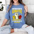 Introverts Unite Introvert Antisocial Anti Social Women's Comfort Colors T-Shirt Chalky Mint