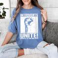 Introverts Unite Separately In Your Own Homes Introvert Women's Comfort Colors T-Shirt Chalky Mint