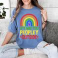 It's Way Too Peopley Outside Anti Social Introvert Women's Comfort Colors T-Shirt Chalky Mint It's Way Too Peopley Outside Anti Social Introvert Women's Comfort Colors T-Shirt Chalky Mint