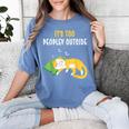 It's Too Peopley Outside Introvert And Cat Lover Men Women Kids Women's Comfort Colors T-Shirt Chalky Mint