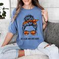 Just a Girl Who Loves Books Pajamas Shirt Reading Book Lover Women's Comfort Colors T-Shirt Chalky Mint