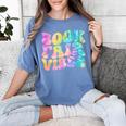 Library Book Fair Vibe Tie Dye School Reading Nostalgic Women's Comfort Colors T-Shirt Chalky Mint